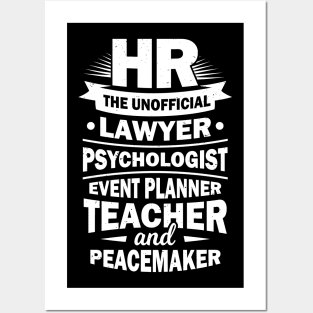 Funny Human Resources HR Specialist Gift Posters and Art